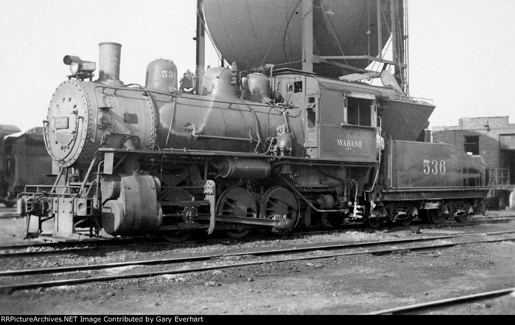 WAB 0-6-0 #536 - Wabash RR